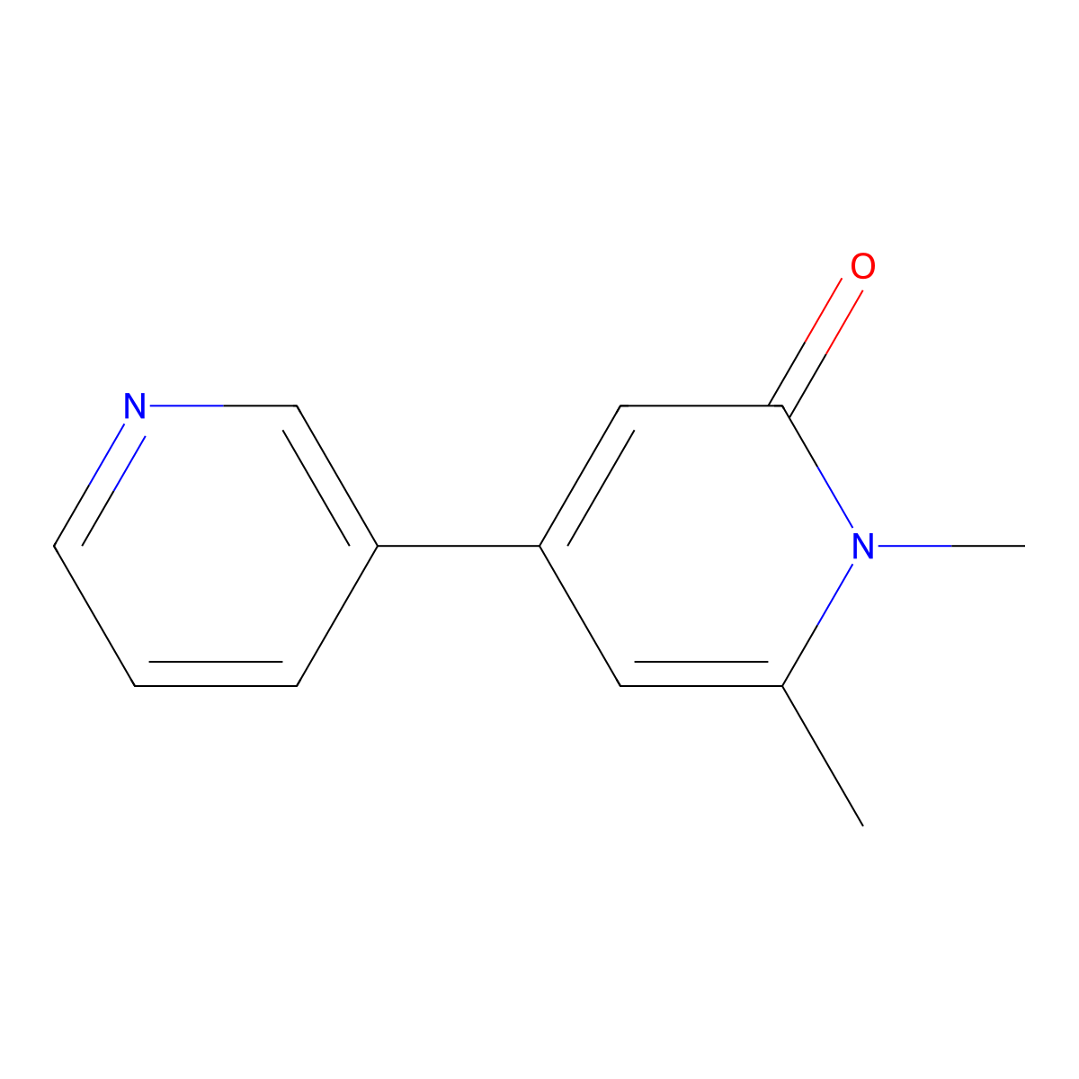 1,6-Dimethyl-4-(pyridin-3-yl)-1,2-dihydropyridin-2-one molecular structure, CAS 2060041-58-7