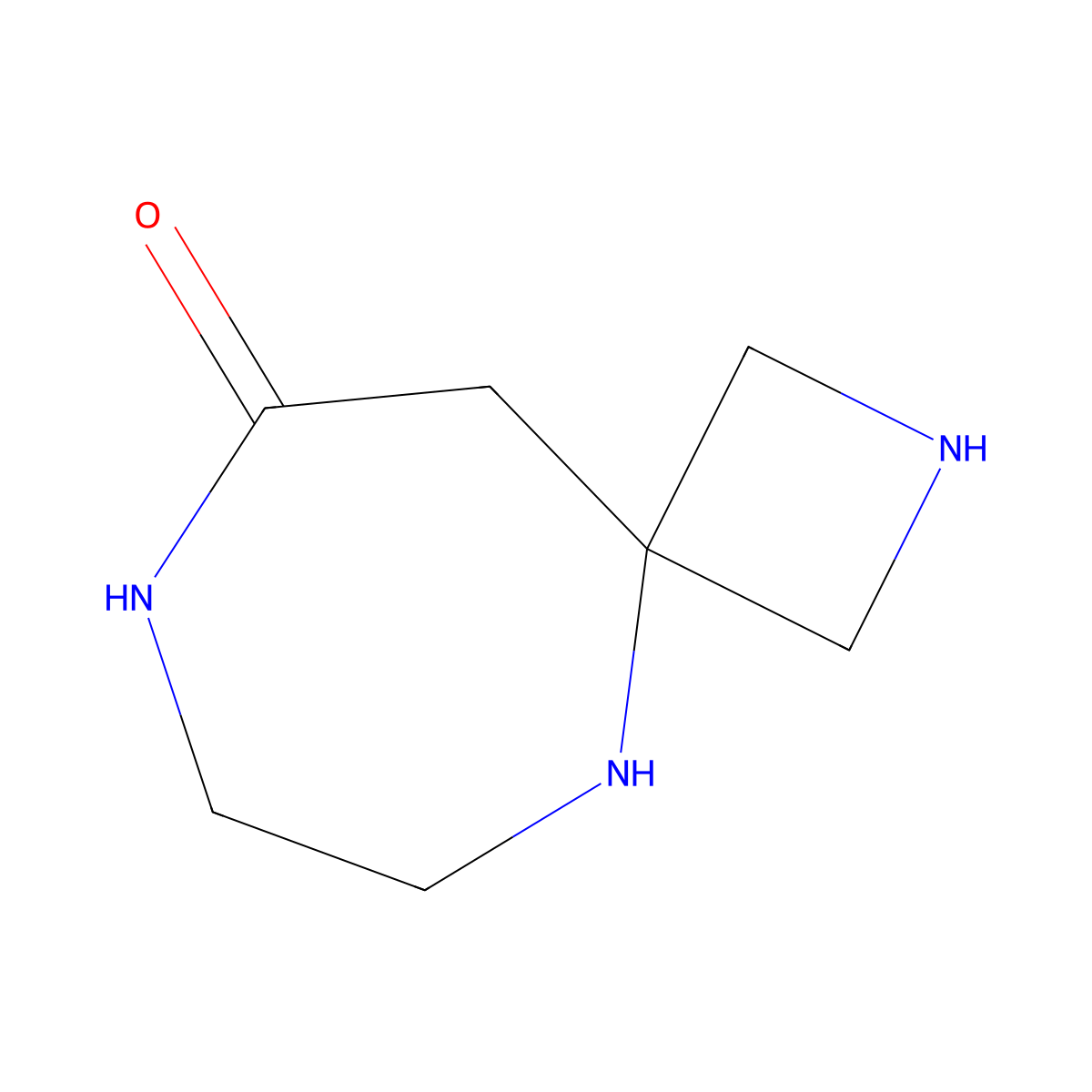 2,5,8-Triazaspiro[3.6]decan-9-one molecular structure, CAS 2060041-90-7