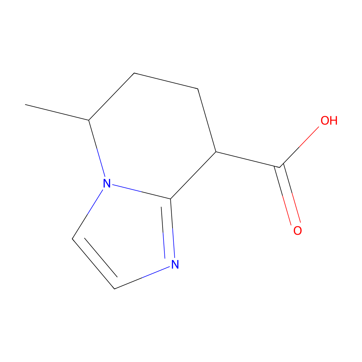 5-Methyl-5H,6H,7H,8H-imidazo[1,2-a]pyridine-8-carboxylic acid molecular structure, CAS 2060042-18-2