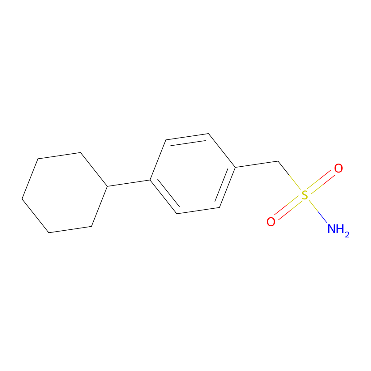 (4-Cyclohexylphenyl)methanesulfonamide molecular structure, CAS 2060042-31-9