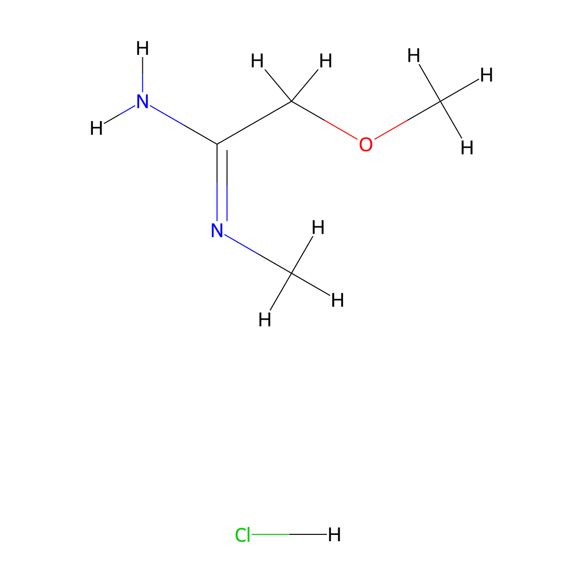 2-methoxy-N-methylethanimidamide hydrochloride molecular structure, CAS 2060042-65-9