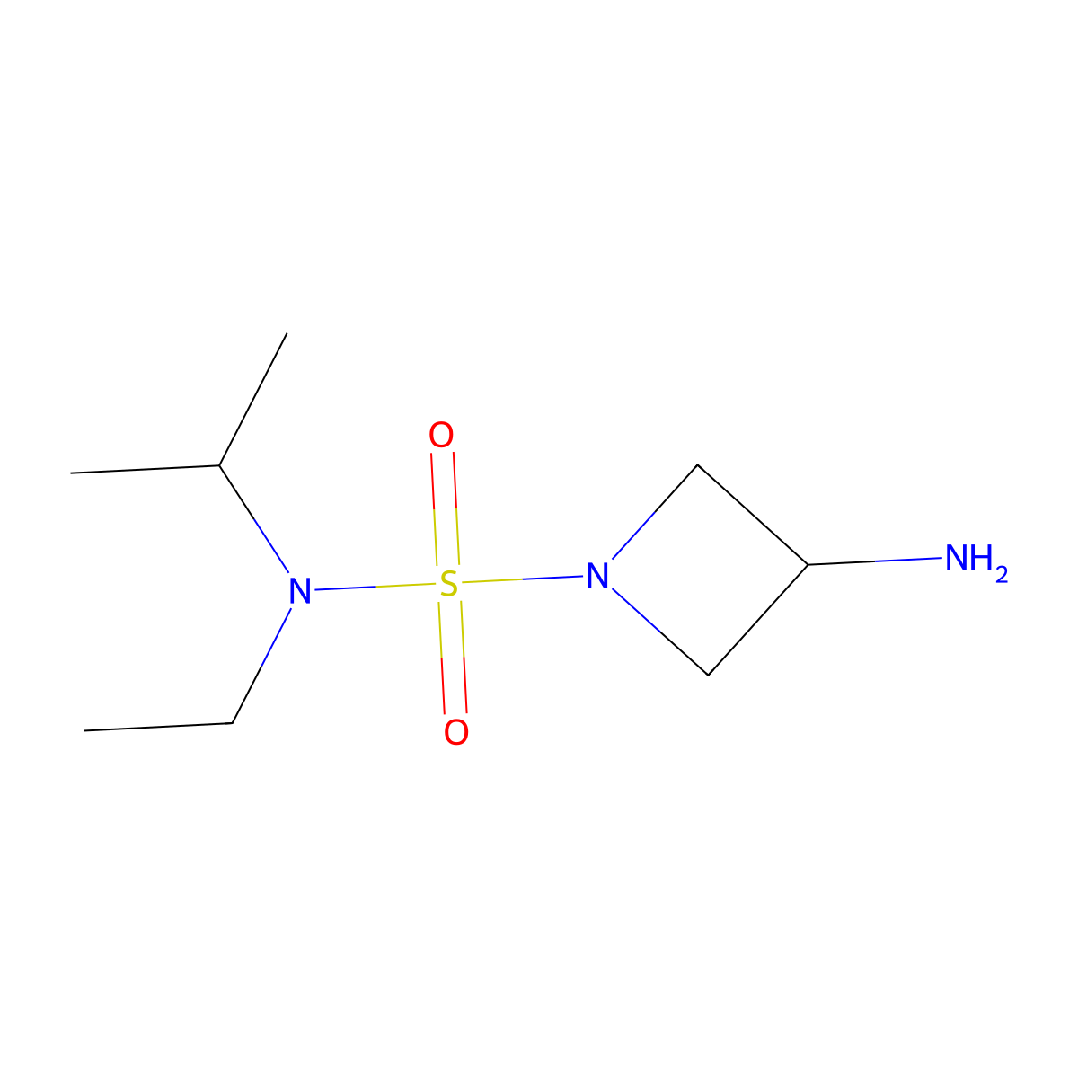 3-Amino-N-ethyl-N-(propan-2-yl)azetidine-1-sulfonamide molecular structure, CAS 2060042-92-2