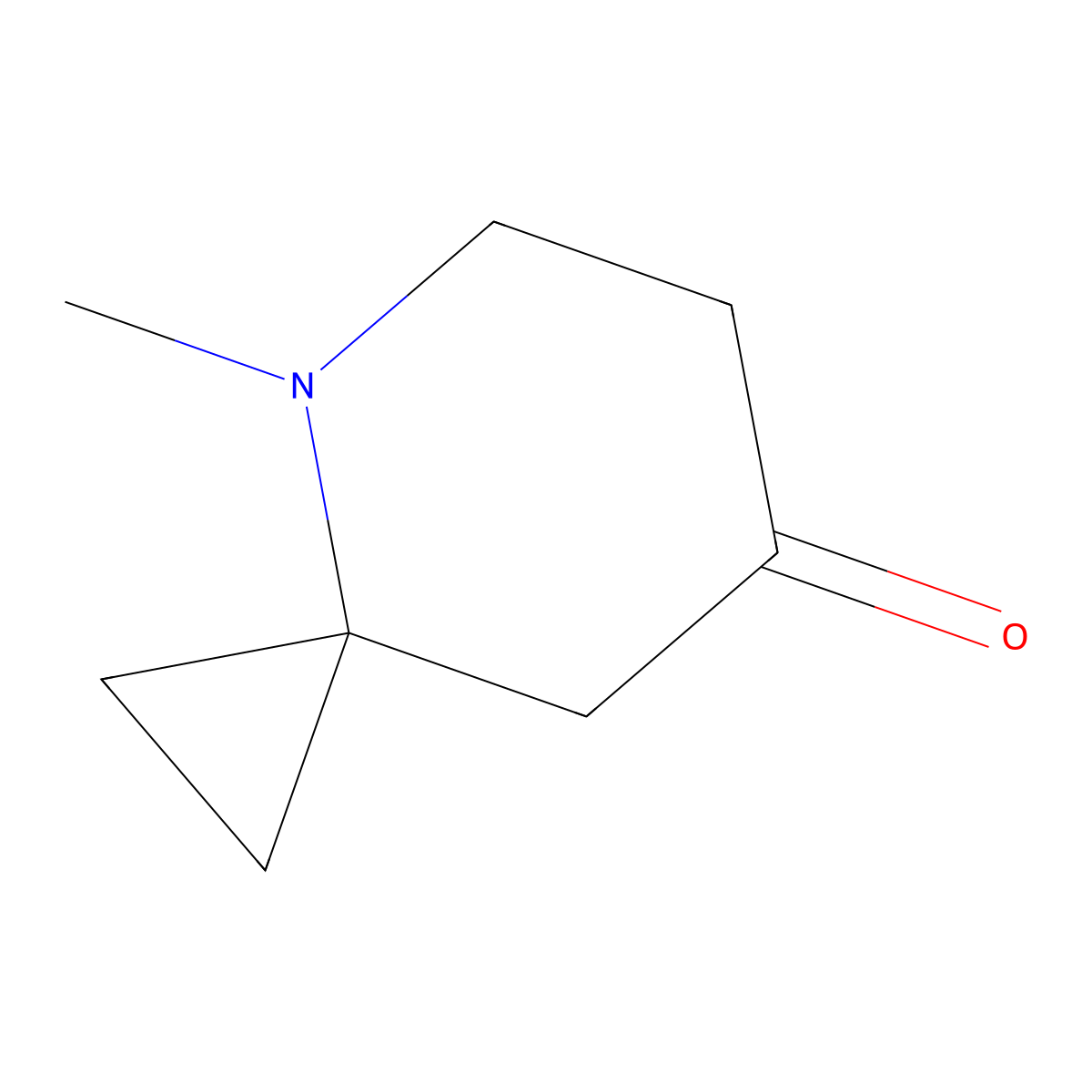 4-Methyl-4-azaspiro[2.5]octan-7-one molecular structure, CAS 2060043-07-2