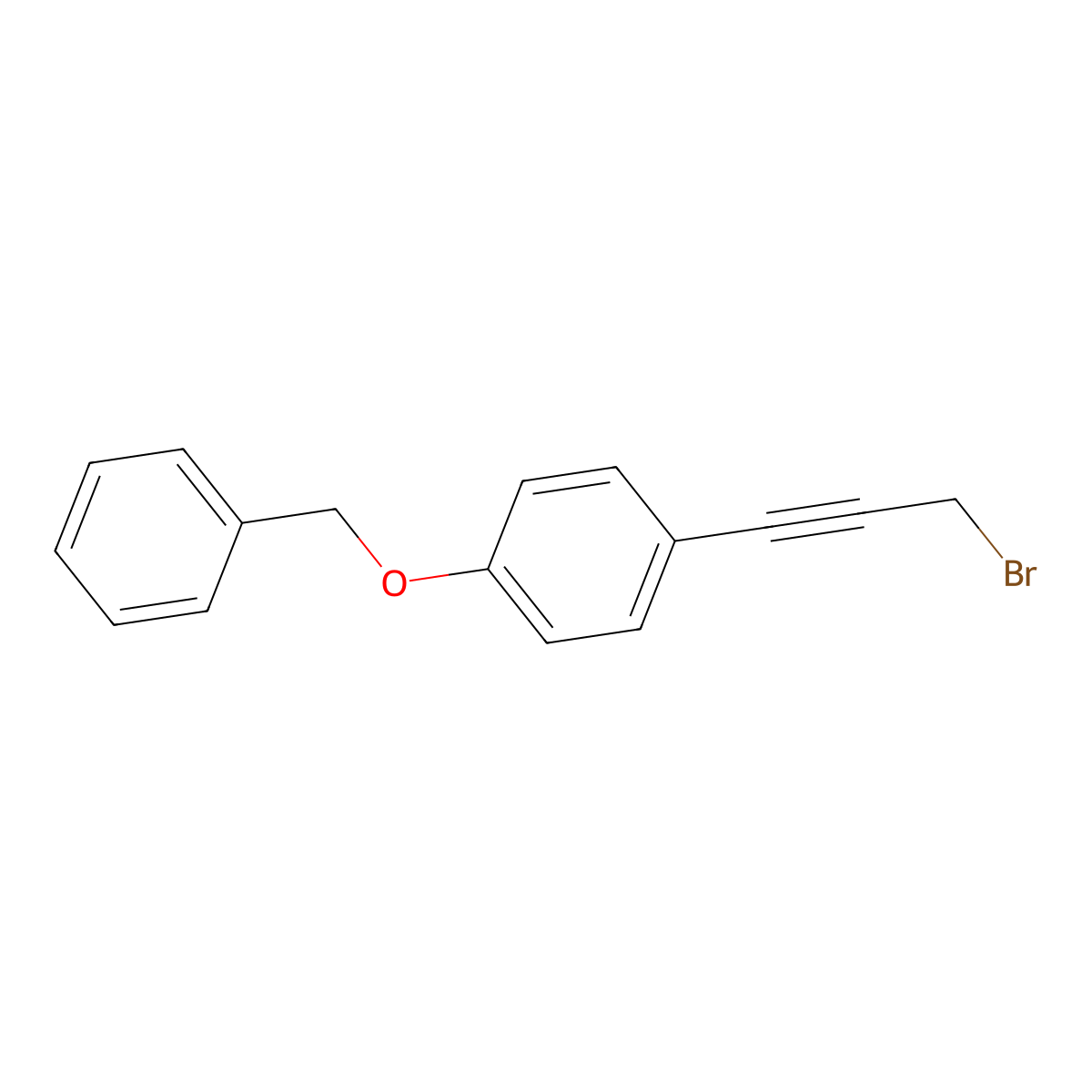 1-(Benzyloxy)-4-(3-bromoprop-1-yn-1-yl)benzene molecular structure, CAS 2060043-94-7