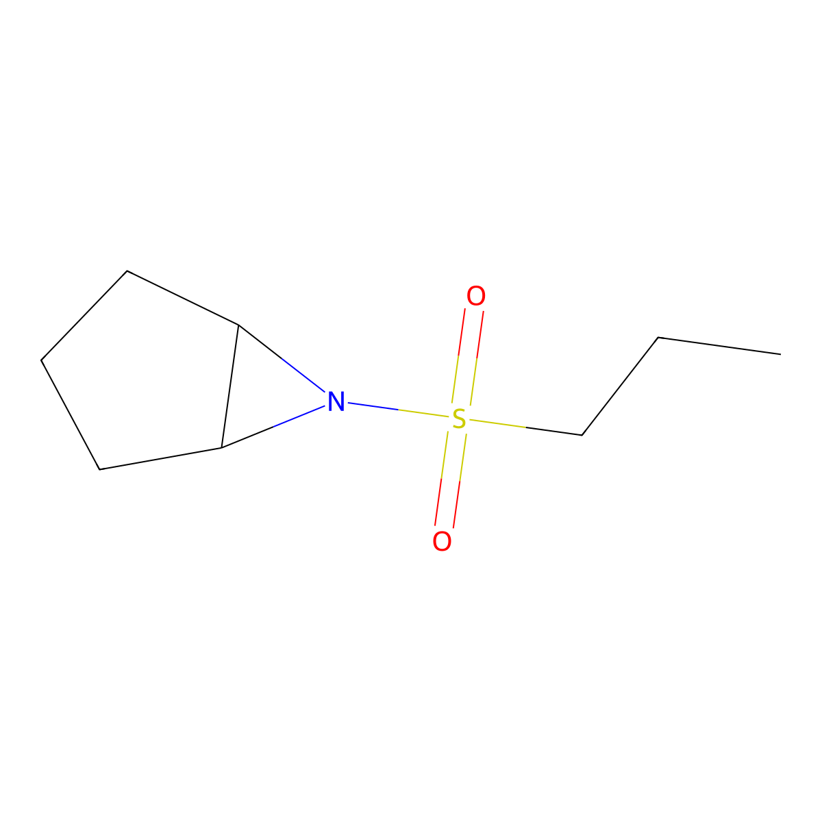 6-(Propane-1-sulfonyl)-6-azabicyclo[3.1.0]hexane molecular structure, CAS 2060044-32-6