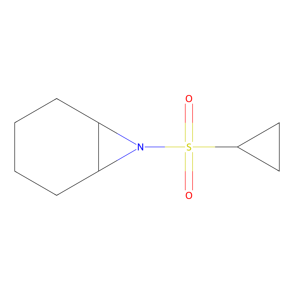7-(Cyclopropanesulfonyl)-7-azabicyclo[4.1.0]heptane molecular structure, CAS 2060044-43-9