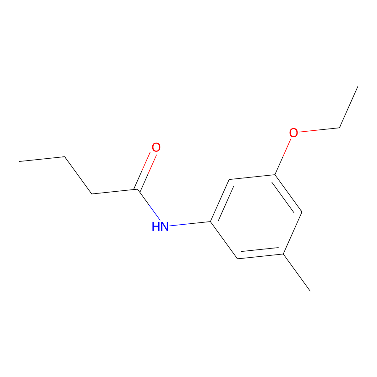 N-(3-Ethoxy-5-methylphenyl)butanamide molecular structure, CAS 2060045-01-2