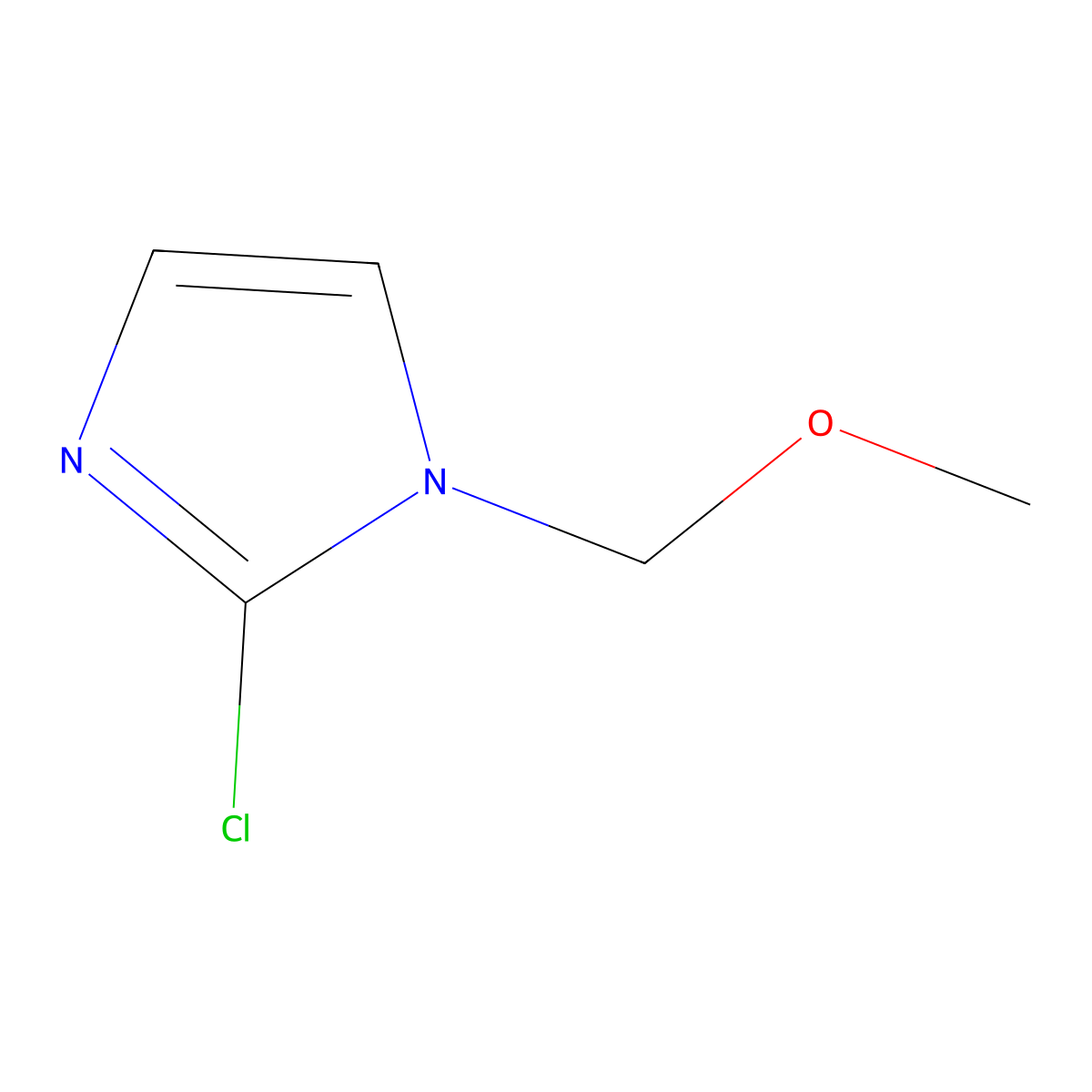 2-Chloro-1-(methoxymethyl)-1H-imidazole molecular structure, CAS 2060045-15-8