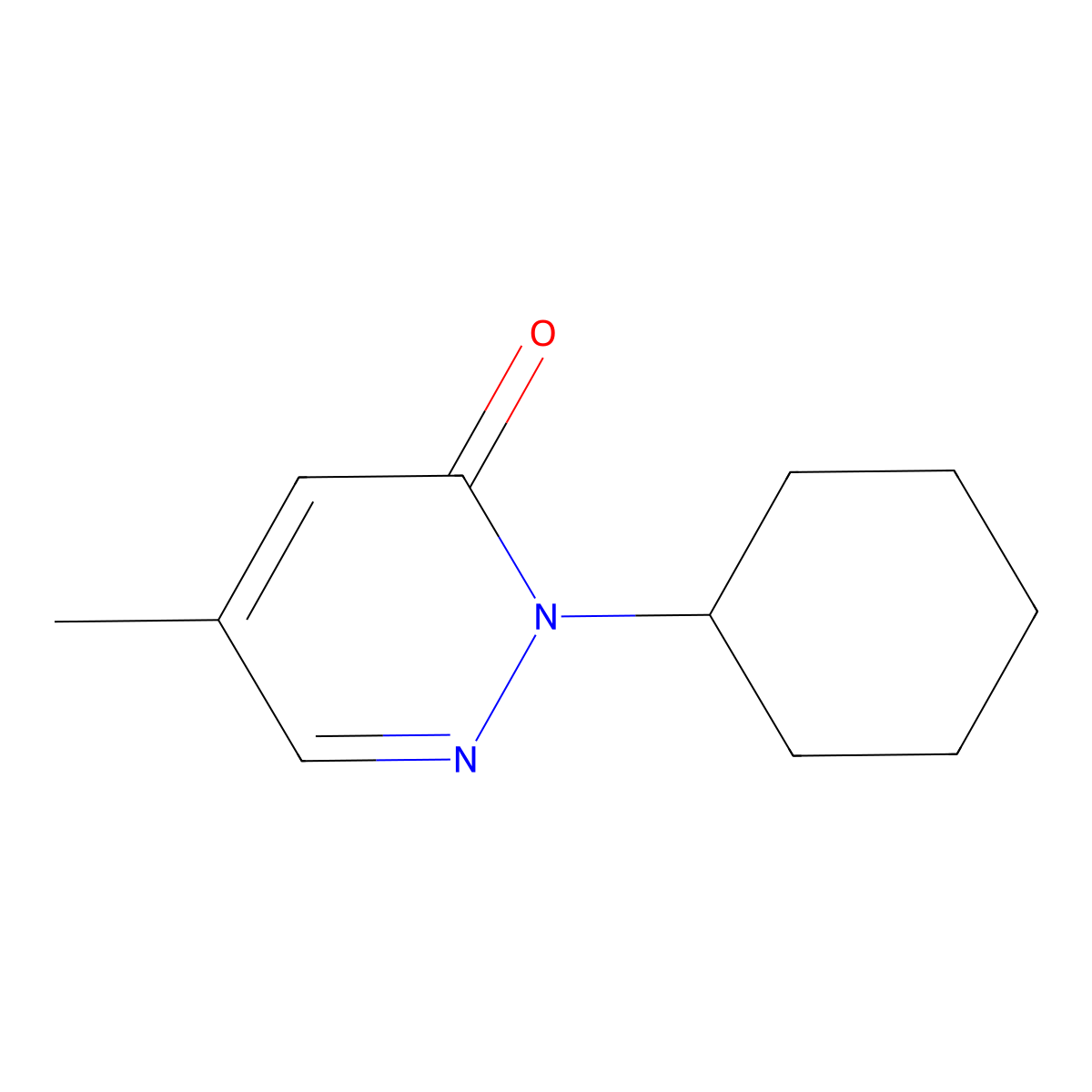 2-Cyclohexyl-5-methyl-2,3-dihydropyridazin-3-one molecular structure, CAS 2060045-21-6