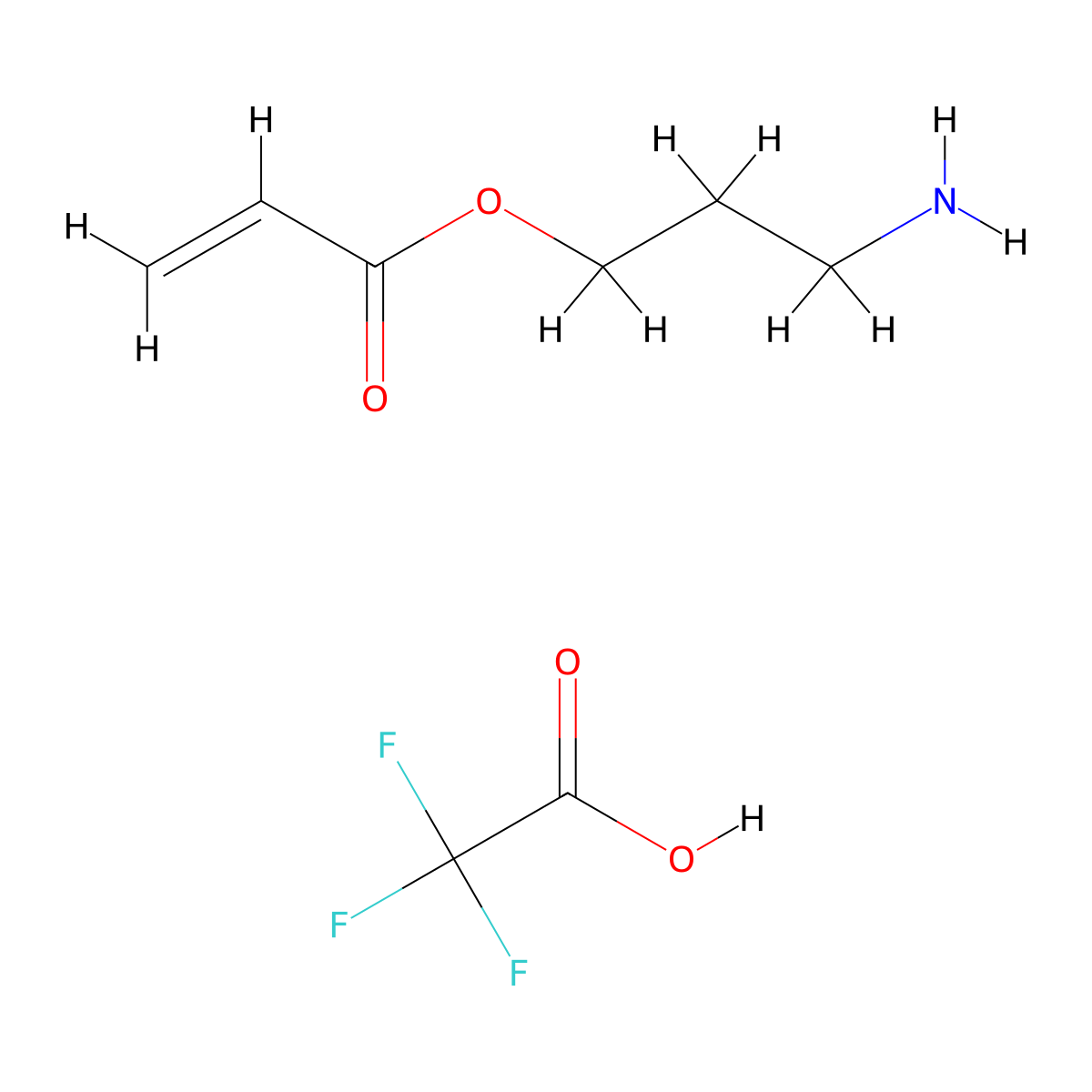 3-Aminopropyl prop-2-enoate; trifluoroacetic acid molecular structure, CAS 2060045-27-2