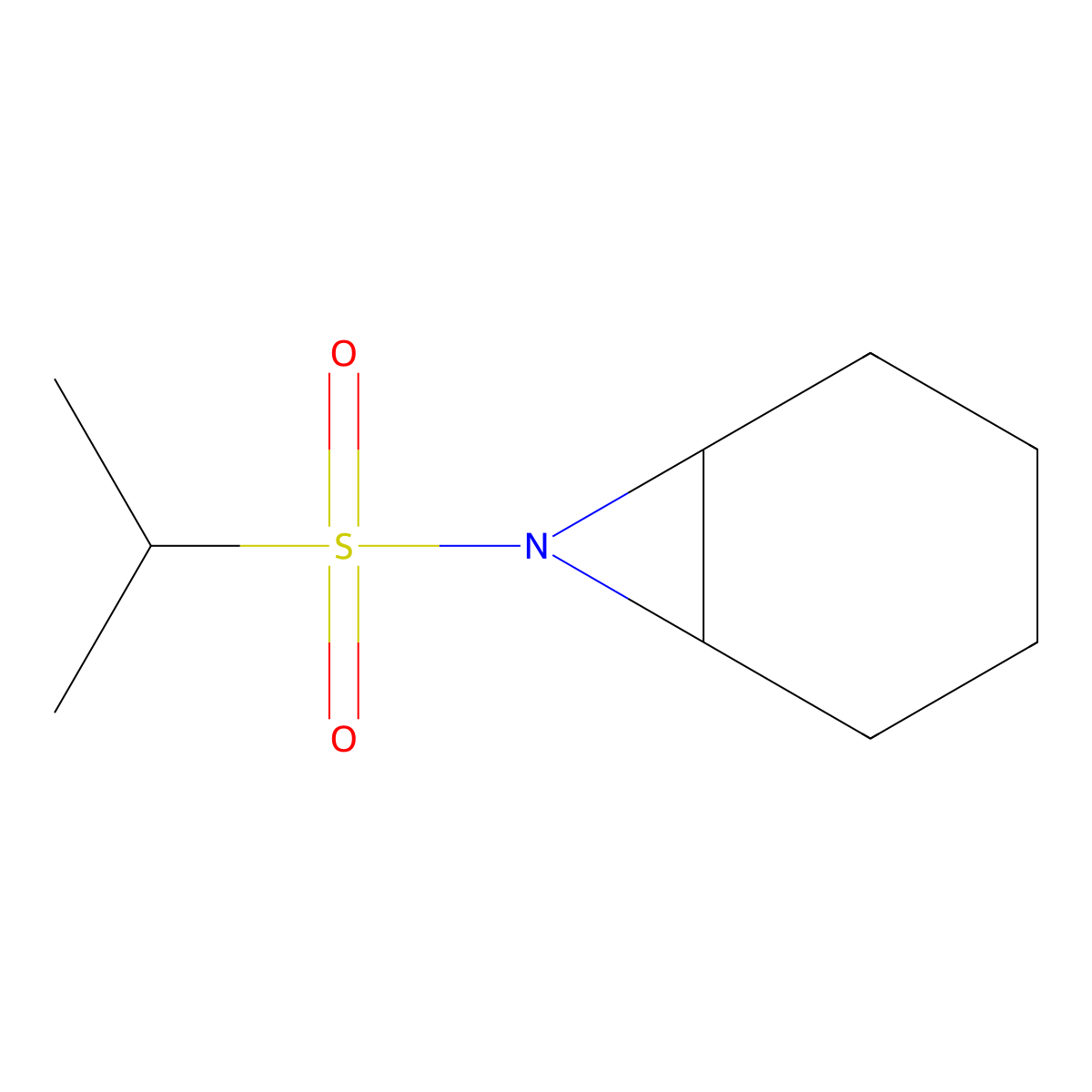 7-(Propane-2-sulfonyl)-7-azabicyclo[4.1.0]heptane molecular structure, CAS 2060045-29-4