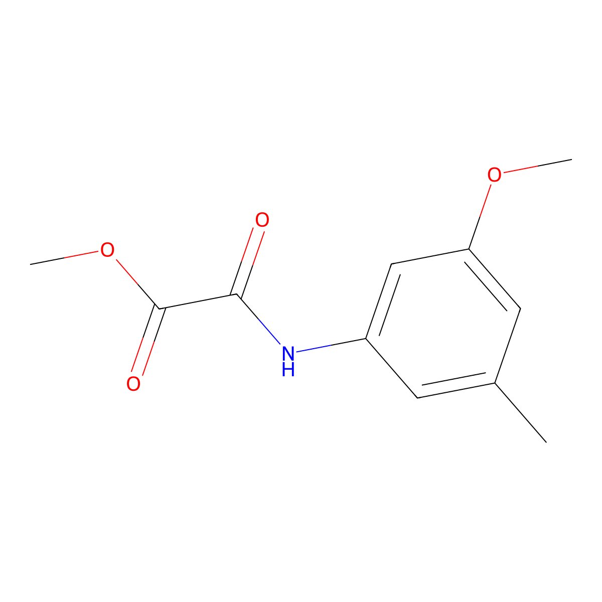 Methyl [(3-methoxy-5-methylphenyl)carbamoyl]formate molecular structure, CAS 2060045-32-9