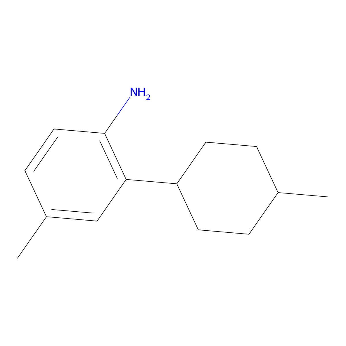 4-Methyl-2-(4-methylcyclohexyl)aniline molecular structure, CAS 2060045-75-0