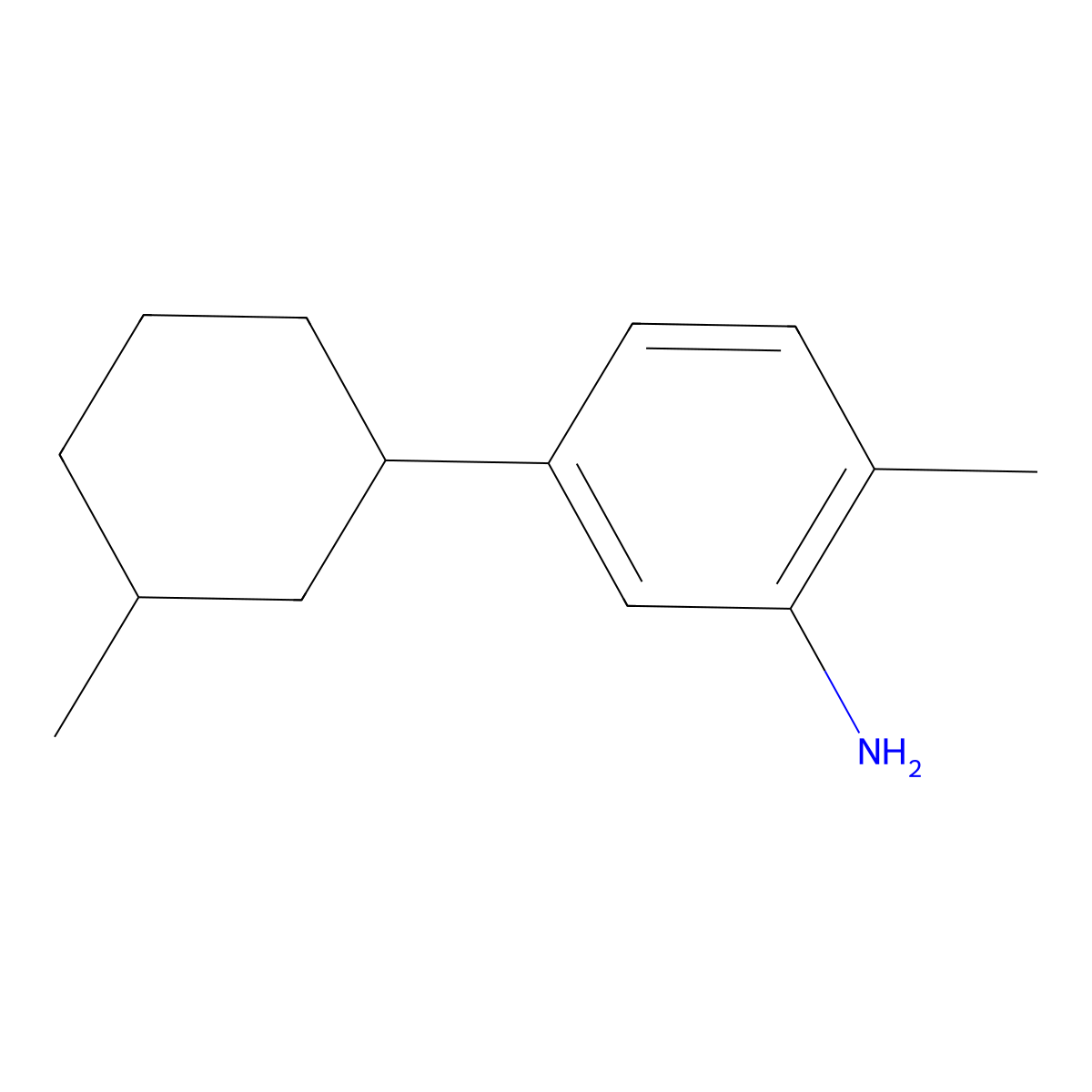 2-Methyl-5-(3-methylcyclohexyl)aniline molecular structure, CAS 2060045-88-5