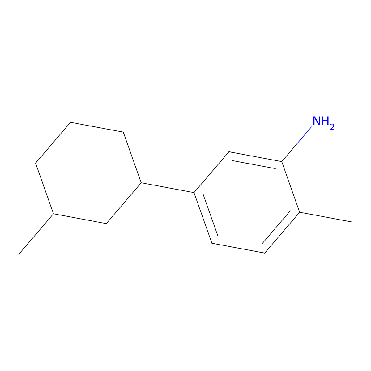 2-Methyl-5-(3-methylcyclohexyl)aniline molecular structure, CAS 2060045-88-5