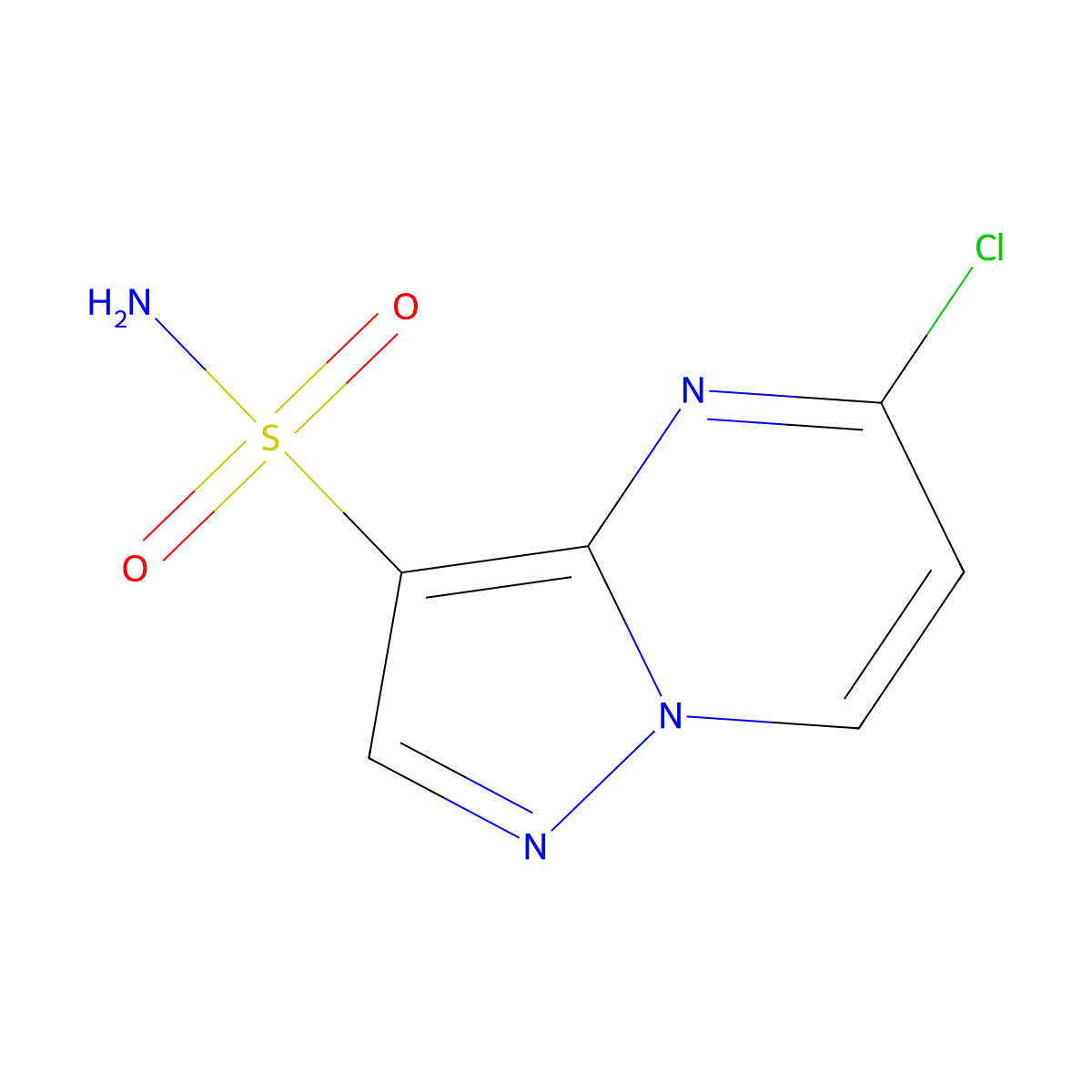 5-Chloropyrazolo[1,5-a]pyrimidine-3-sulfonamide molecular structure, CAS 2060045-98-7