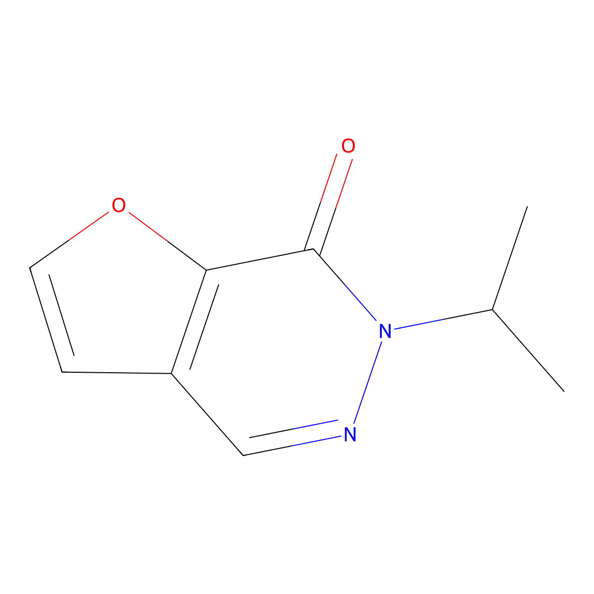 6-(Propan-2-yl)-6H,7H-furo[2,3-d]pyridazin-7-one molecular structure, CAS 2060046-04-8