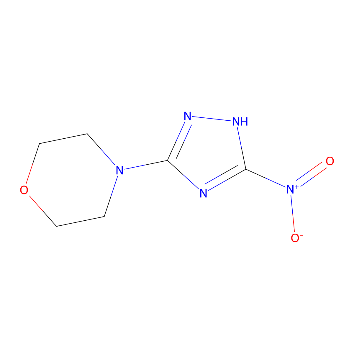 4-(5-Nitro-4H-1,2,4-triazol-3-yl)morpholine molecular structure, CAS 2060046-94-6