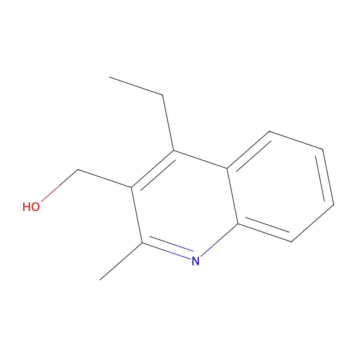 (4-Ethyl-2-methylquinolin-3-yl)methanol molecular structure, CAS 2060047-14-3