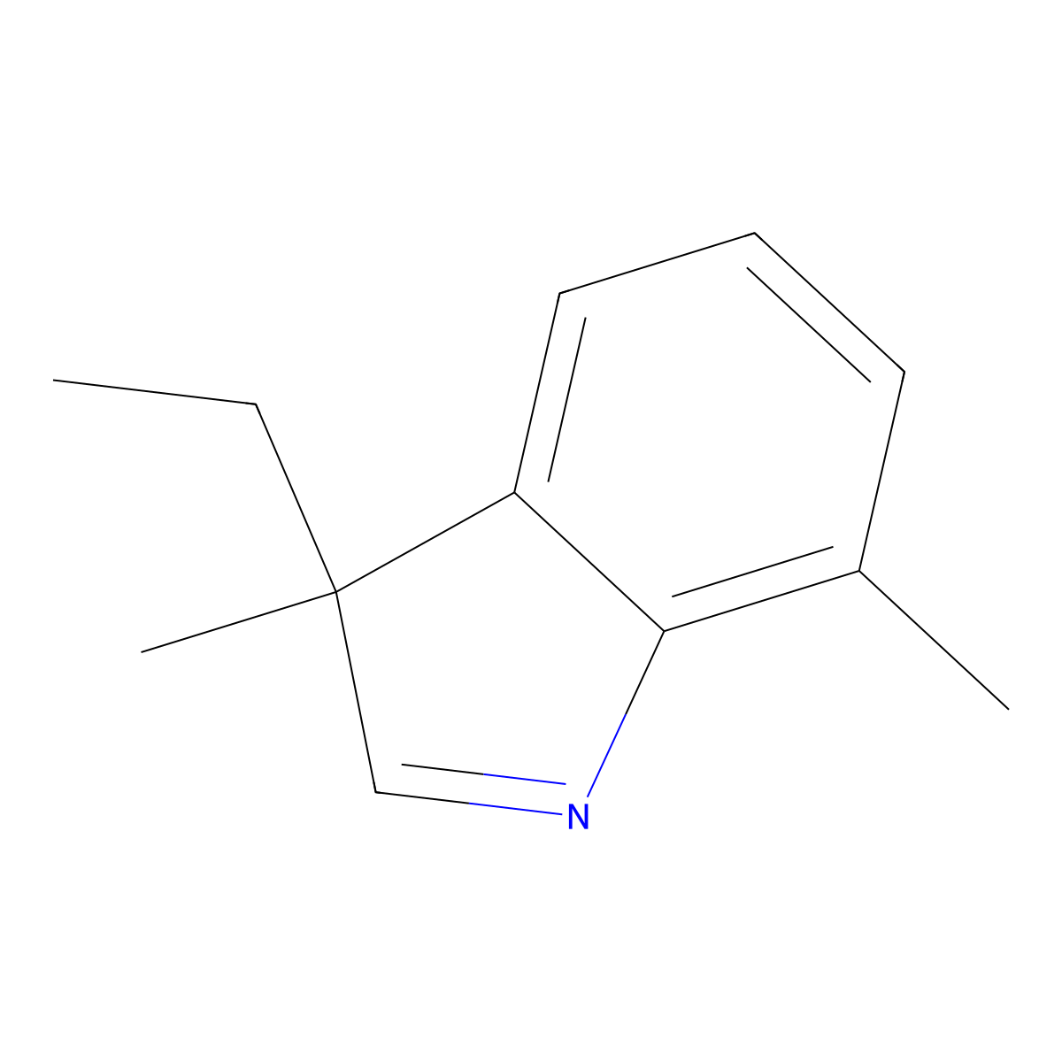 3-Ethyl-3,7-dimethyl-3H-indole molecular structure, CAS 2060047-54-1