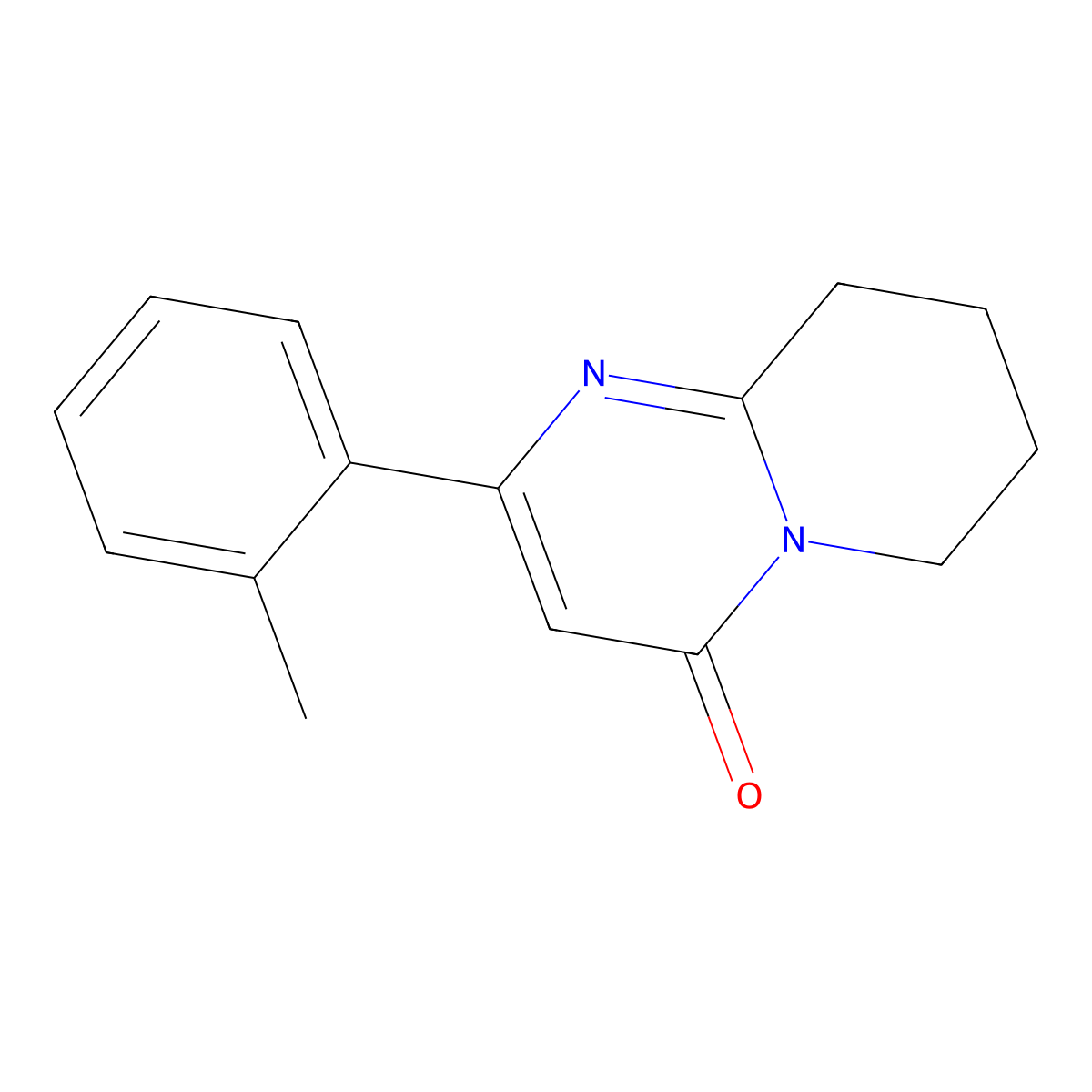 2-(2-Methylphenyl)-4H,6H,7H,8H,9H-pyrido[1,2-a]pyrimidin-4-one molecular structure, CAS 2060047-78-9