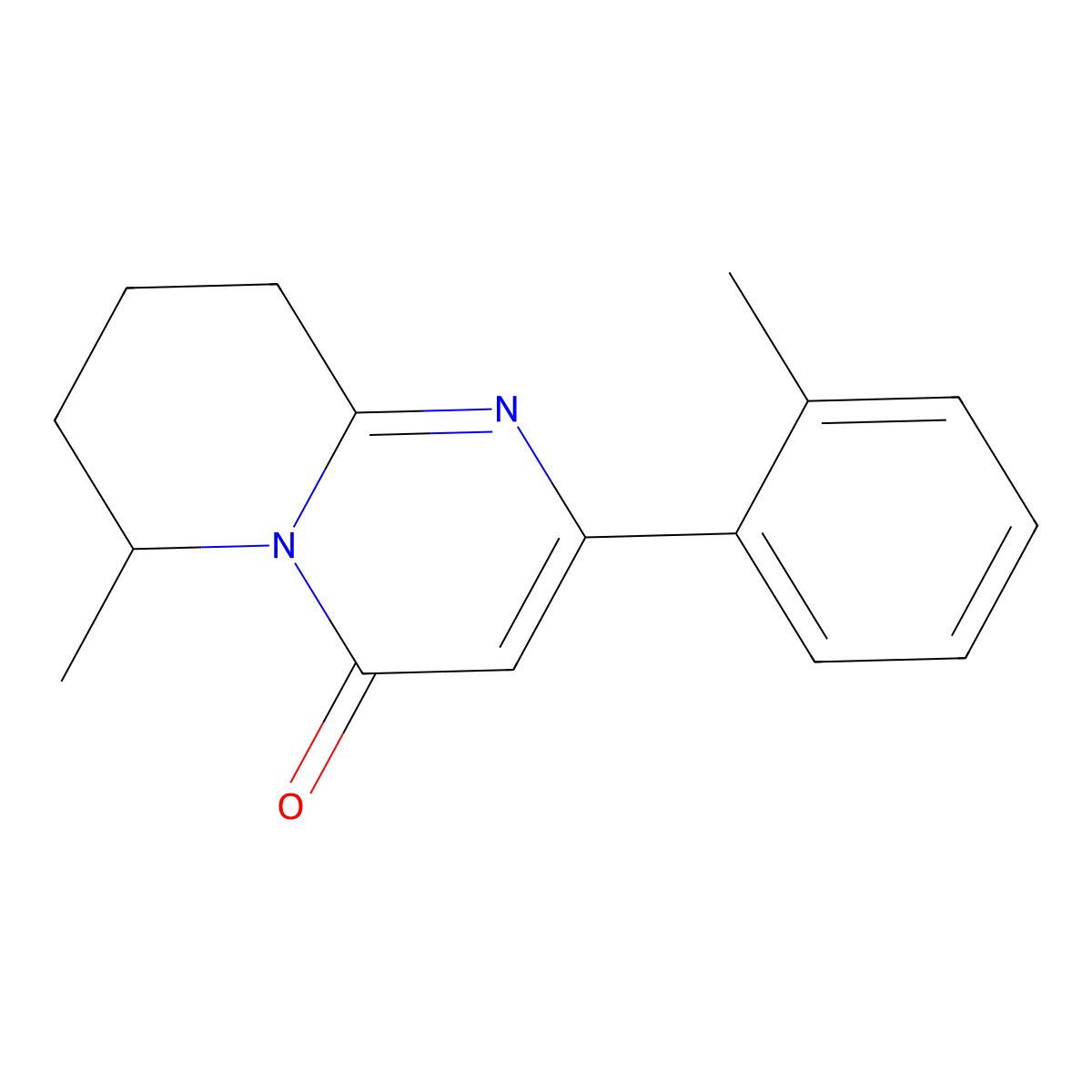 6-Methyl-2-(2-methylphenyl)-4H,6H,7H,8H,9H-pyrido[1,2-a]pyrimidin-4-one molecular structure, CAS 2060047-79-0