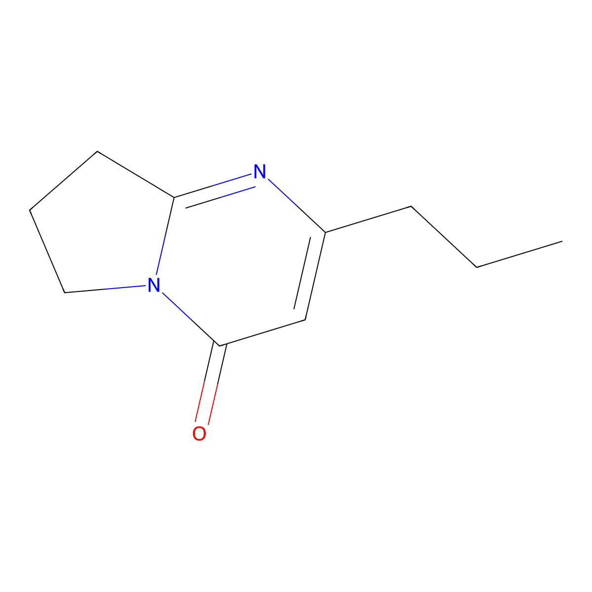 2-Propyl-4H,6H,7H,8H-pyrrolo[1,2-a]pyrimidin-4-one molecular structure, CAS 2060047-86-9