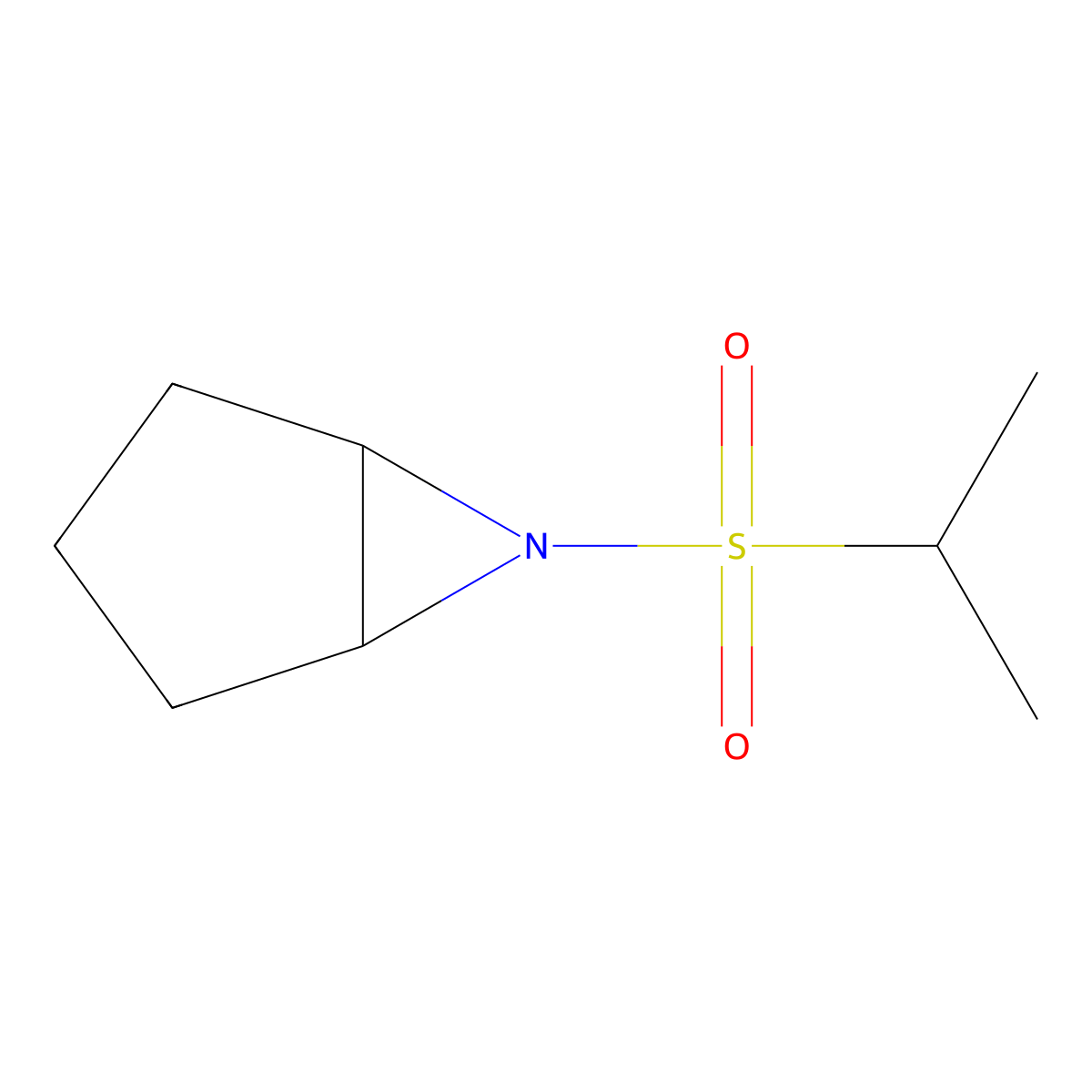 6-(Propane-2-sulfonyl)-6-azabicyclo[3.1.0]hexane molecular structure, CAS 2060048-38-4