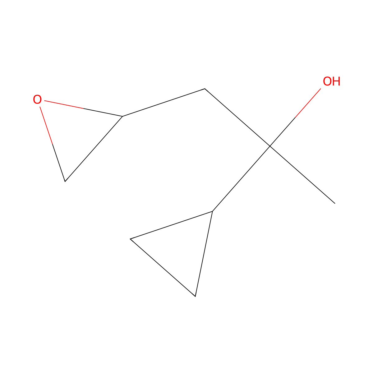 2-Cyclopropyl-1-(oxiran-2-yl)propan-2-ol molecular structure, CAS 2060048-60-2