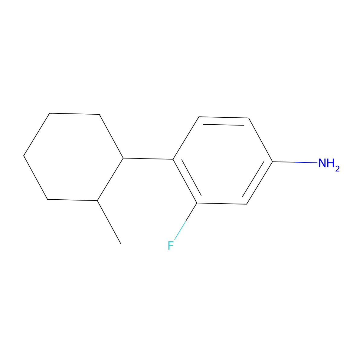 3-Fluoro-4-(2-methylcyclohexyl)aniline molecular structure, CAS 2060049-03-6