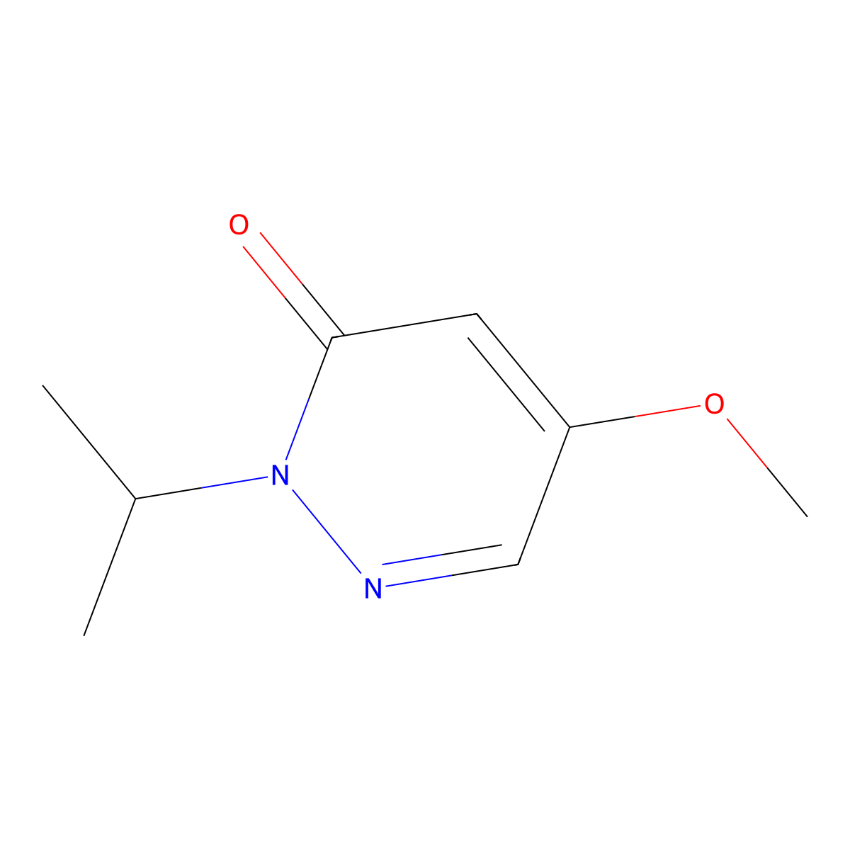 5-Methoxy-2-(propan-2-yl)-2,3-dihydropyridazin-3-one molecular structure, CAS 2060049-34-3