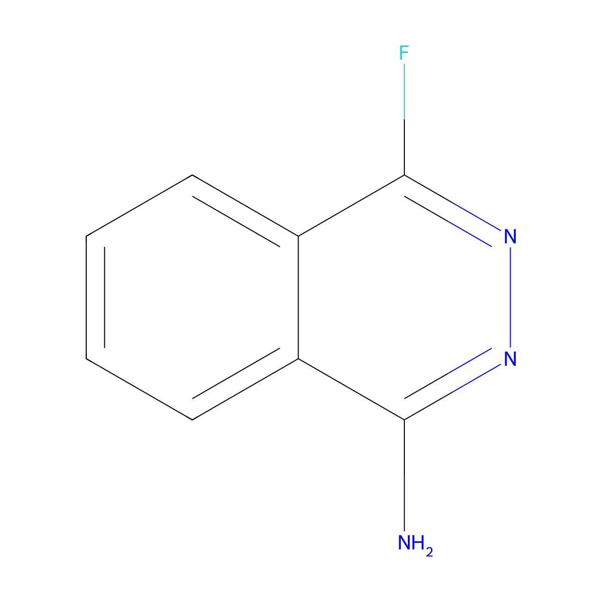 4-Fluorophthalazin-1-amine molecular structure, CAS 2060049-41-2