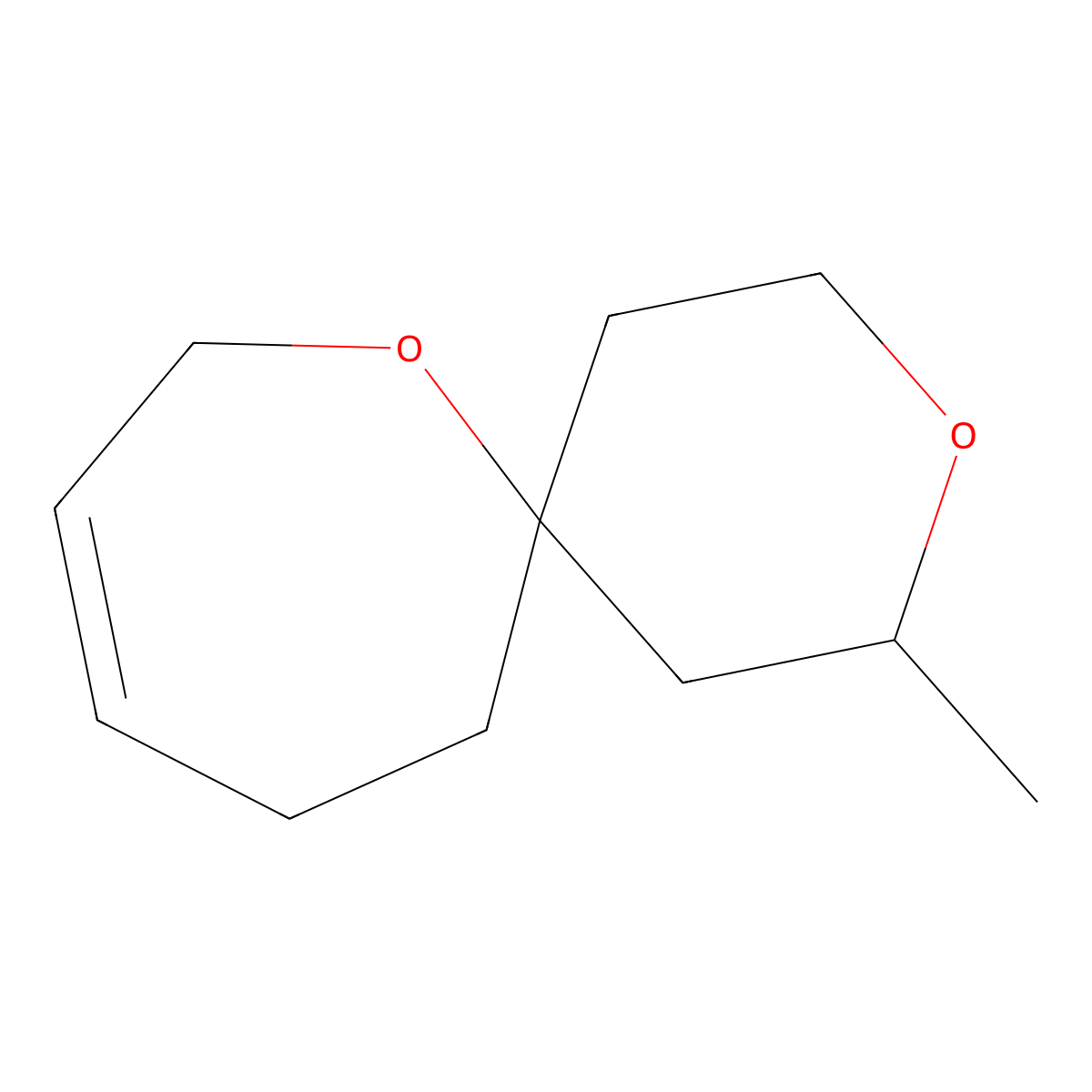 2-Methyl-3,7-dioxaspiro[5.6]dodec-9-ene molecular structure, CAS 2060050-00-0