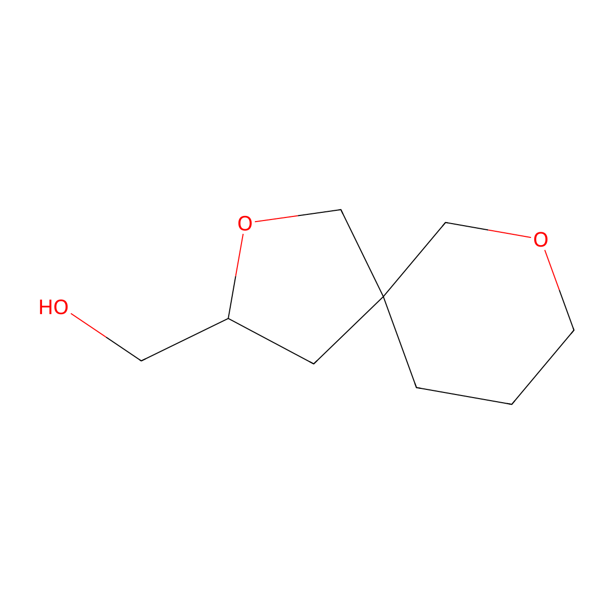 {2,7-Dioxaspiro[4.5]decan-3-yl}methanol molecular structure, CAS 2060050-45-3