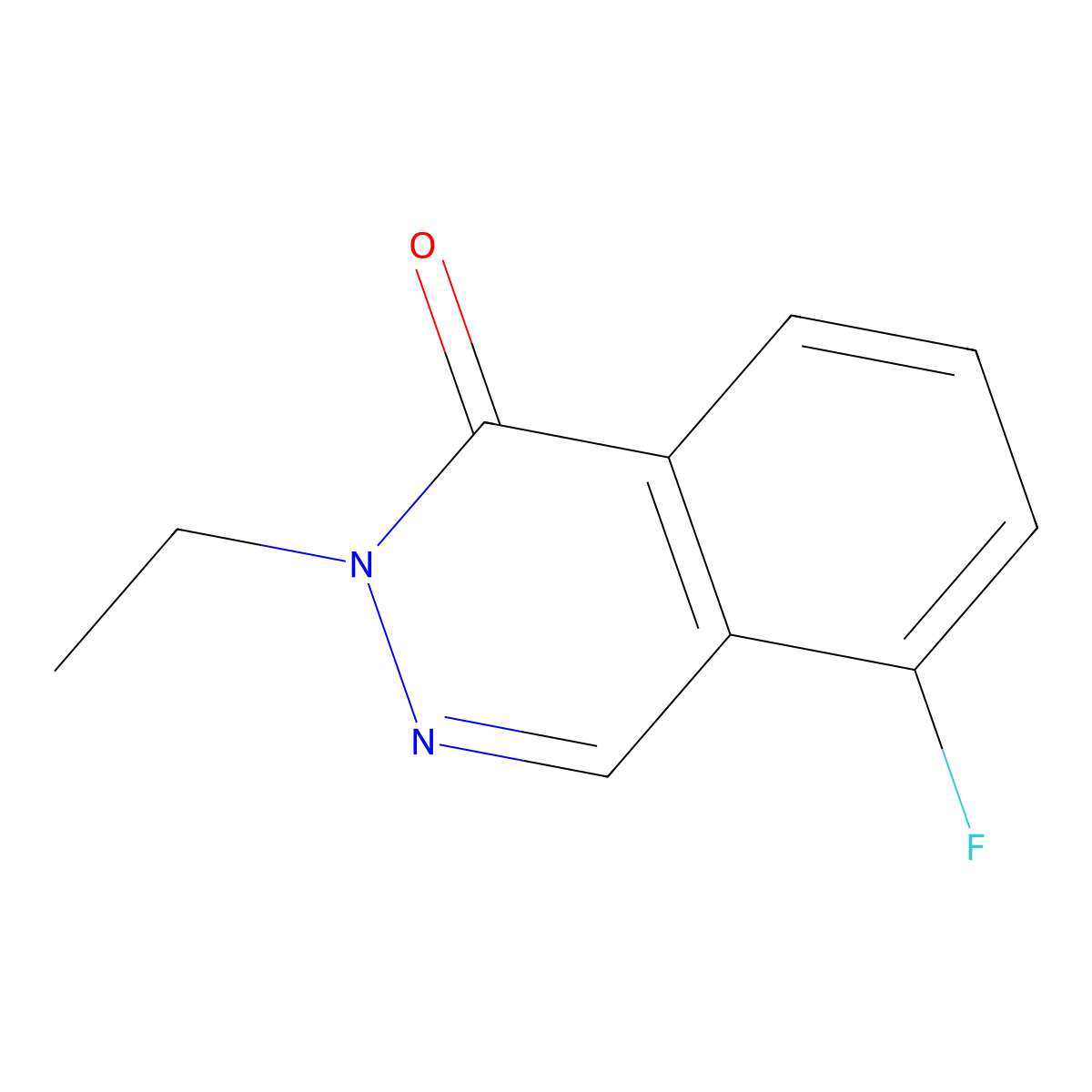 2-Ethyl-5-fluoro-1,2-dihydrophthalazin-1-one molecular structure, CAS 2060050-96-4