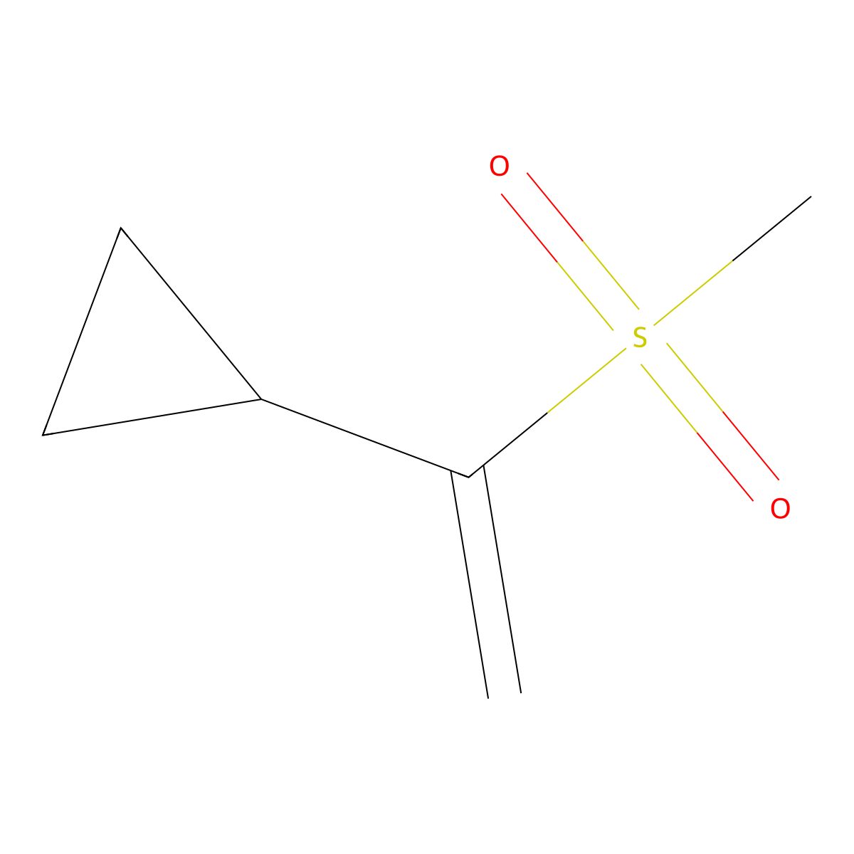 (1-Methanesulfonylethenyl)cyclopropane molecular structure, CAS 2060051-40-1