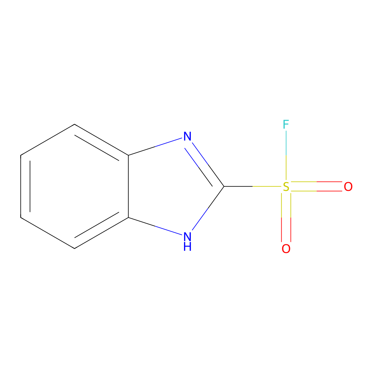 1H-1,3-benzodiazole-2-sulfonyl fluoride molecular structure, CAS 2060052-54-0
