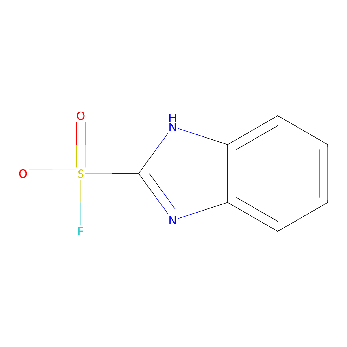 1H-1,3-benzodiazole-2-sulfonyl fluoride molecular structure, CAS 2060052-54-0