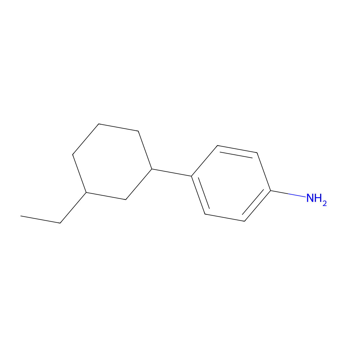 4-(3-Ethylcyclohexyl)aniline molecular structure, CAS 2060053-04-3