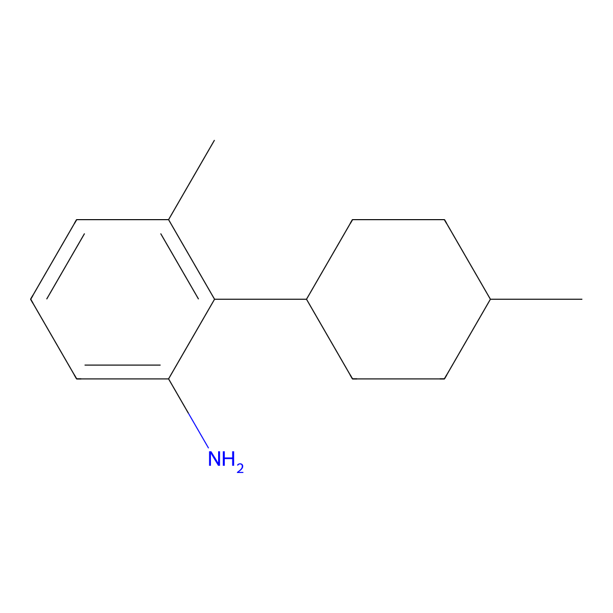 3-Methyl-2-(4-methylcyclohexyl)aniline molecular structure, CAS 2060053-46-3