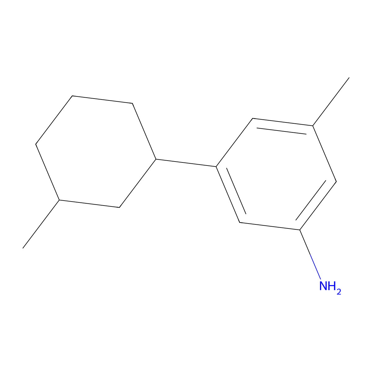 3-Methyl-5-(3-methylcyclohexyl)aniline molecular structure, CAS 2060053-53-2