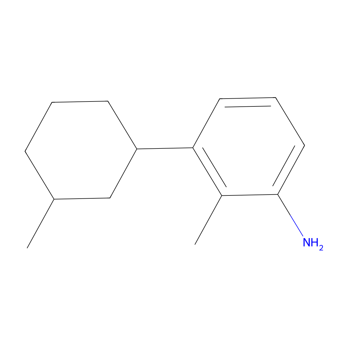 2-Methyl-3-(3-methylcyclohexyl)aniline molecular structure, CAS 2060053-57-6