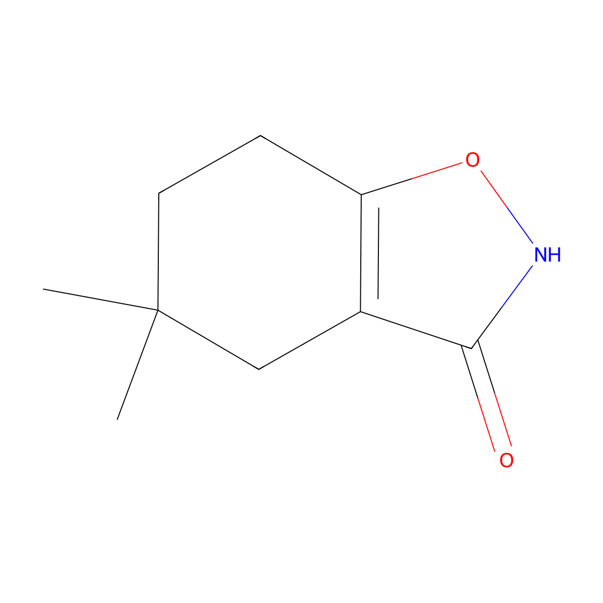 5,5-Dimethyl-4,5,6,7-tetrahydro-1,2-benzoxazol-3-ol molecular structure, CAS 2060053-64-5