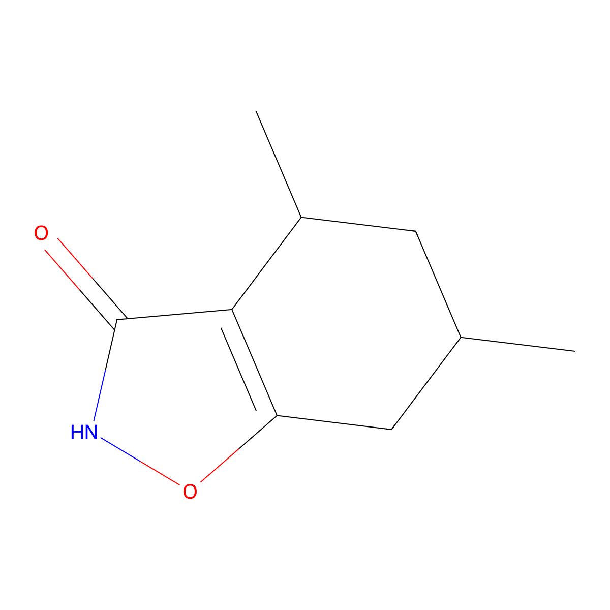 4,6-Dimethyl-4,5,6,7-tetrahydro-1,2-benzoxazol-3-ol molecular structure, CAS 2060053-73-6