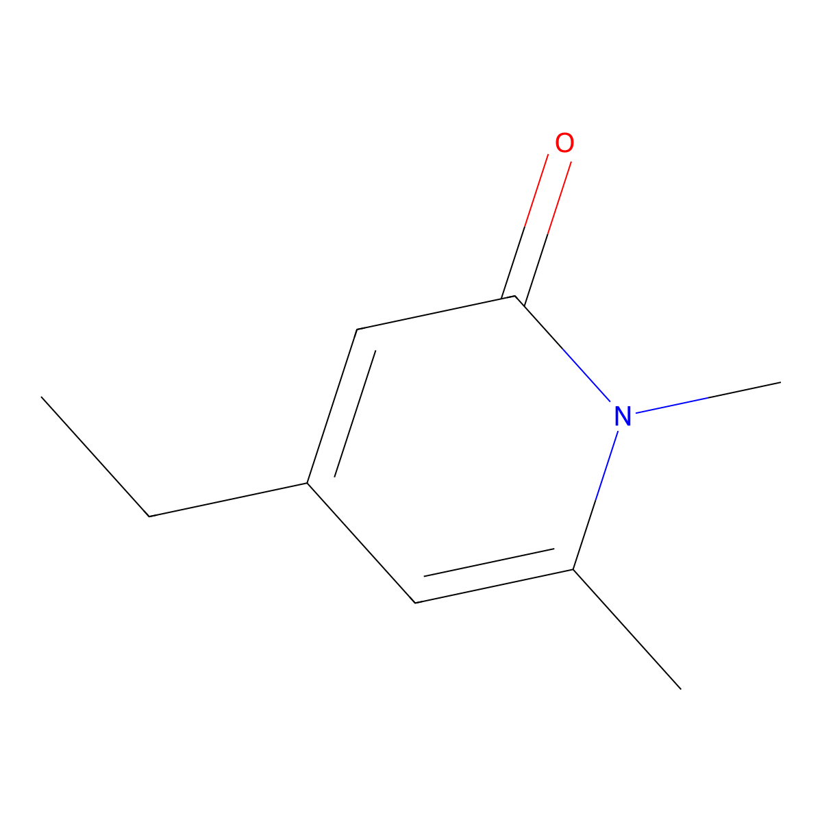 4-Ethyl-1,6-dimethyl-1,2-dihydropyridin-2-one molecular structure, CAS 2060057-36-3