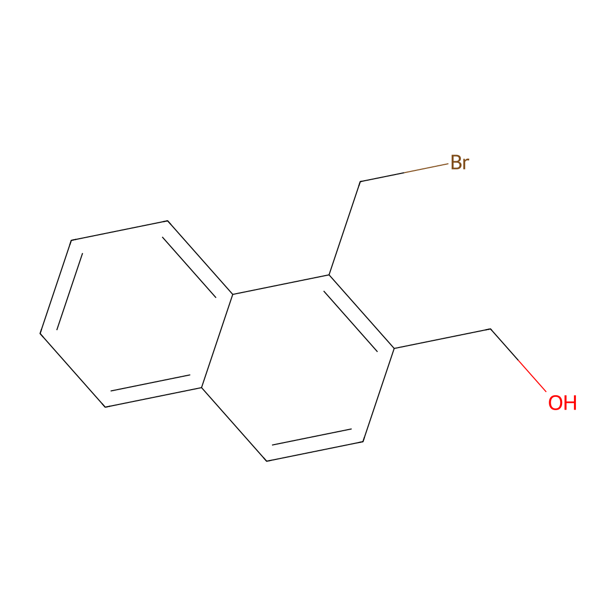 [1-(Bromomethyl)naphthalen-2-yl]methanol molecular structure, CAS 2060057-94-3