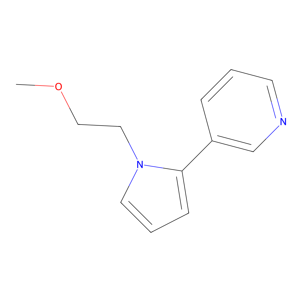 3-[1-(2-Methoxyethyl)-1H-pyrrol-2-yl]pyridine molecular structure, CAS 2060058-32-2