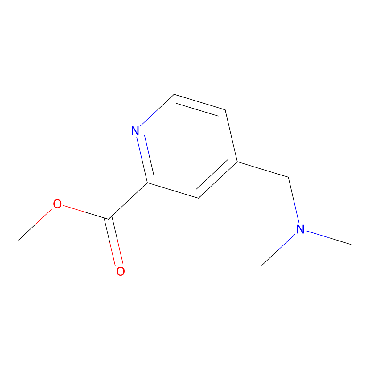 Methyl 4-[(dimethylamino)methyl]pyridine-2-carboxylate molecular structure, CAS 2060058-53-7