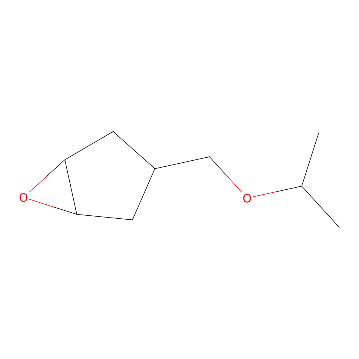 3-[(Propan-2-yloxy)methyl]-6-oxabicyclo[3.1.0]hexane molecular structure, CAS 2060058-60-6