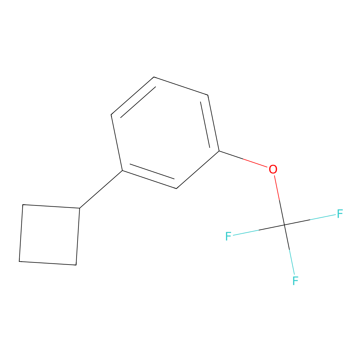 1-Cyclobutyl-3-(trifluoromethoxy)benzene molecular structure, CAS 2060058-66-2